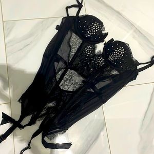 Victoria’s Secret Rhinstone Exclusive bustier corset lingerie